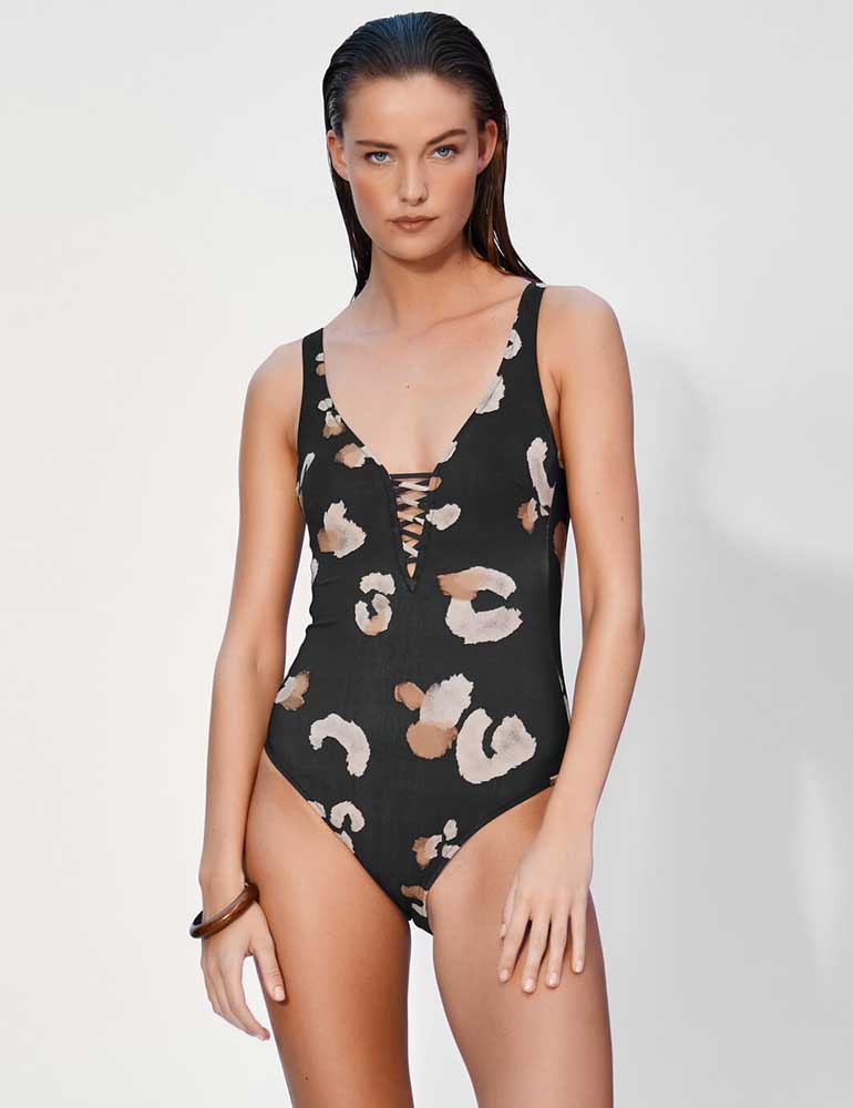 Lace Up Swimsuits