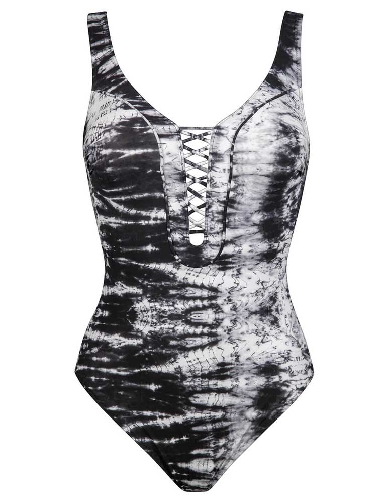 Lace Up Swimsuit