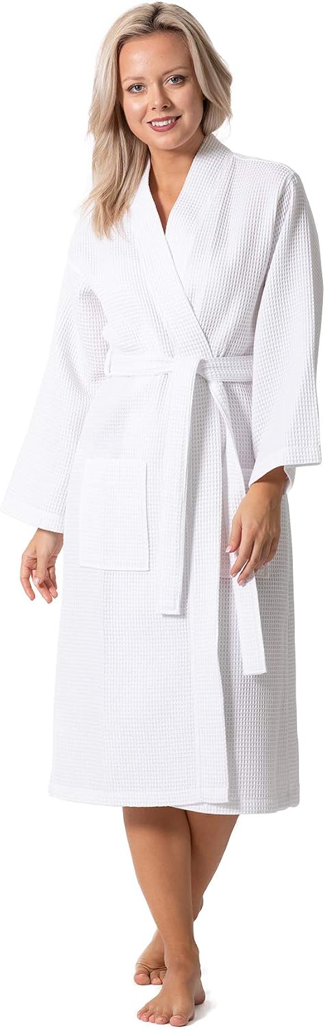 Turkish Linen waffle spa robe spa swimsuits