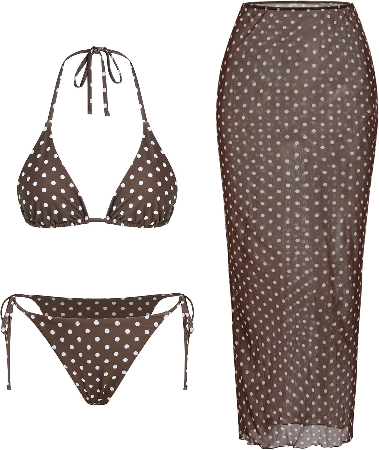 ZAFUL matching swimsuit and cover up three piece